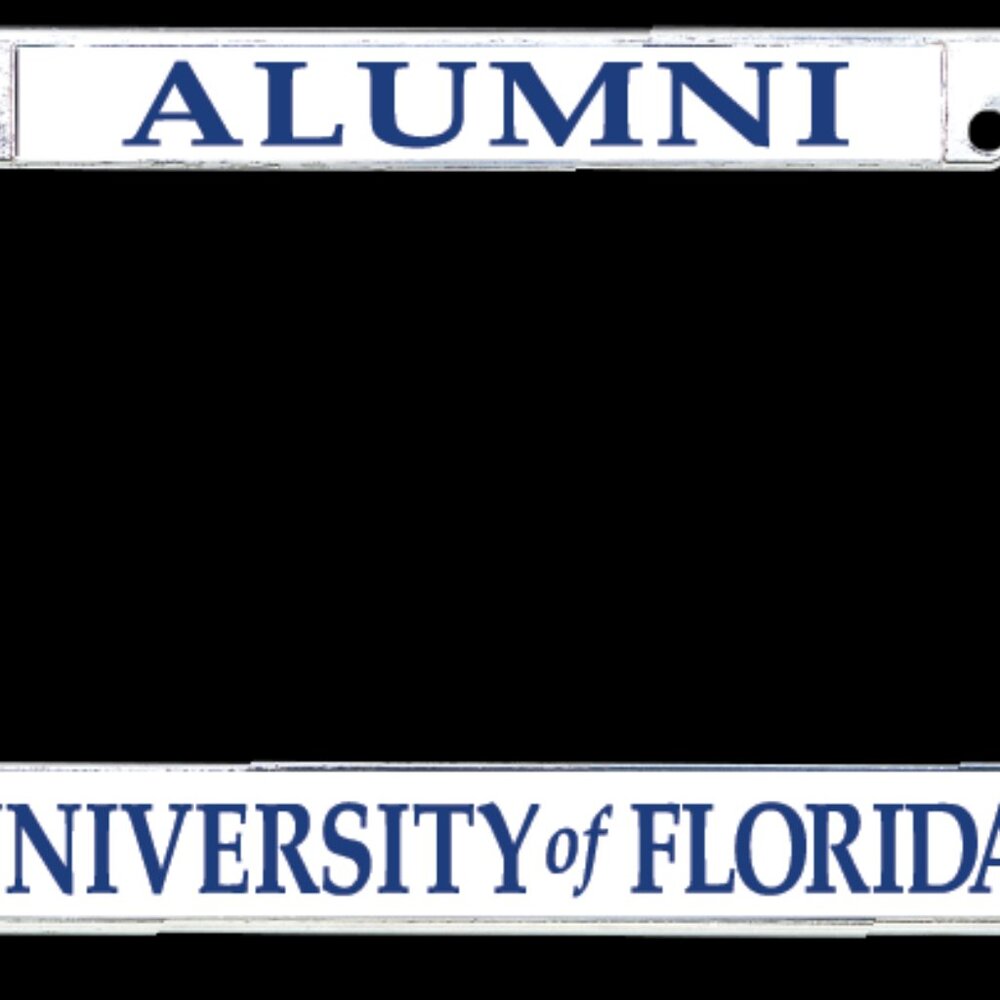 University of Florida Alumni Metal Tag Frame